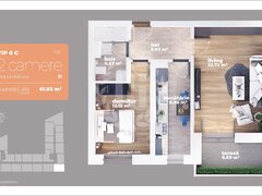 Titan, apartament 2 camere, decomandat, metrou, preturi promotionale
