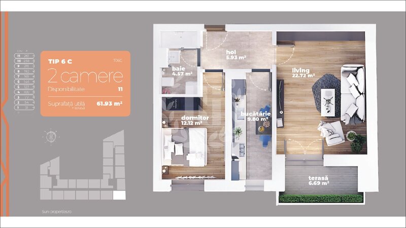 Titan, apartament 2 camere, decomandat, metrou, preturi promotionale
